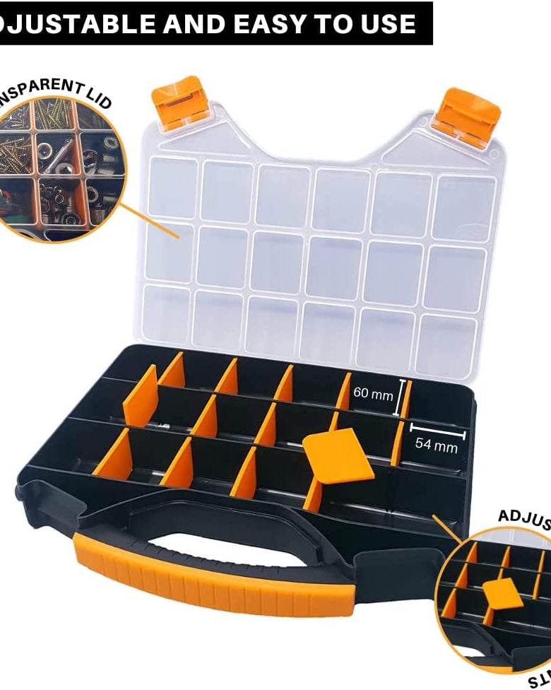 Hardware Box Storage | 18 Compartments | Woodworking | Hamilton Lee Supply