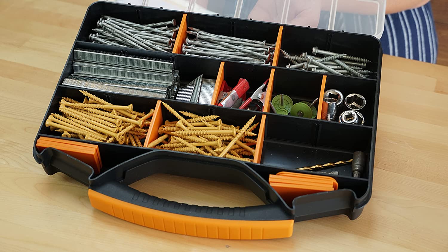 Hardware Box Storage | 18 Compartments | Woodworking | Hamilton Lee Supply