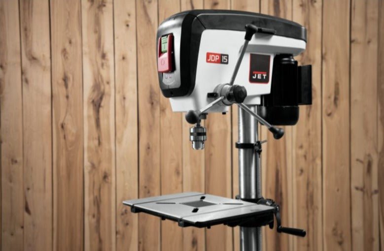 JET - JET JDP-15B, 15" Benchtop Drill Press, 3/4HP 1PH 115V - Hamilton Lee Supply