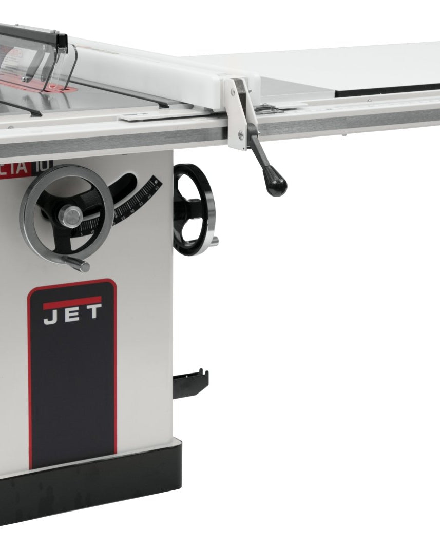 JET XACTA Saw Deluxe 3HP 1Ph 230V, 50" Fence System | Cabinet Saw | Hamilton Lee Supply