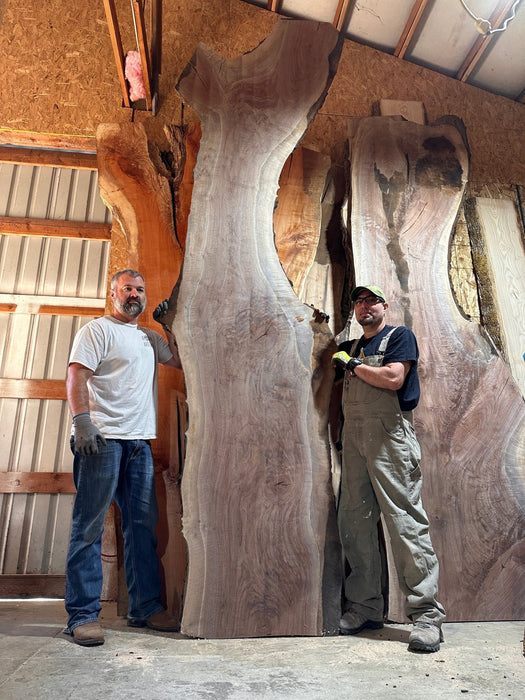 Double Diamond | LiveEdge Black Walnut | Black Walnut | Hamilton Lee Supply