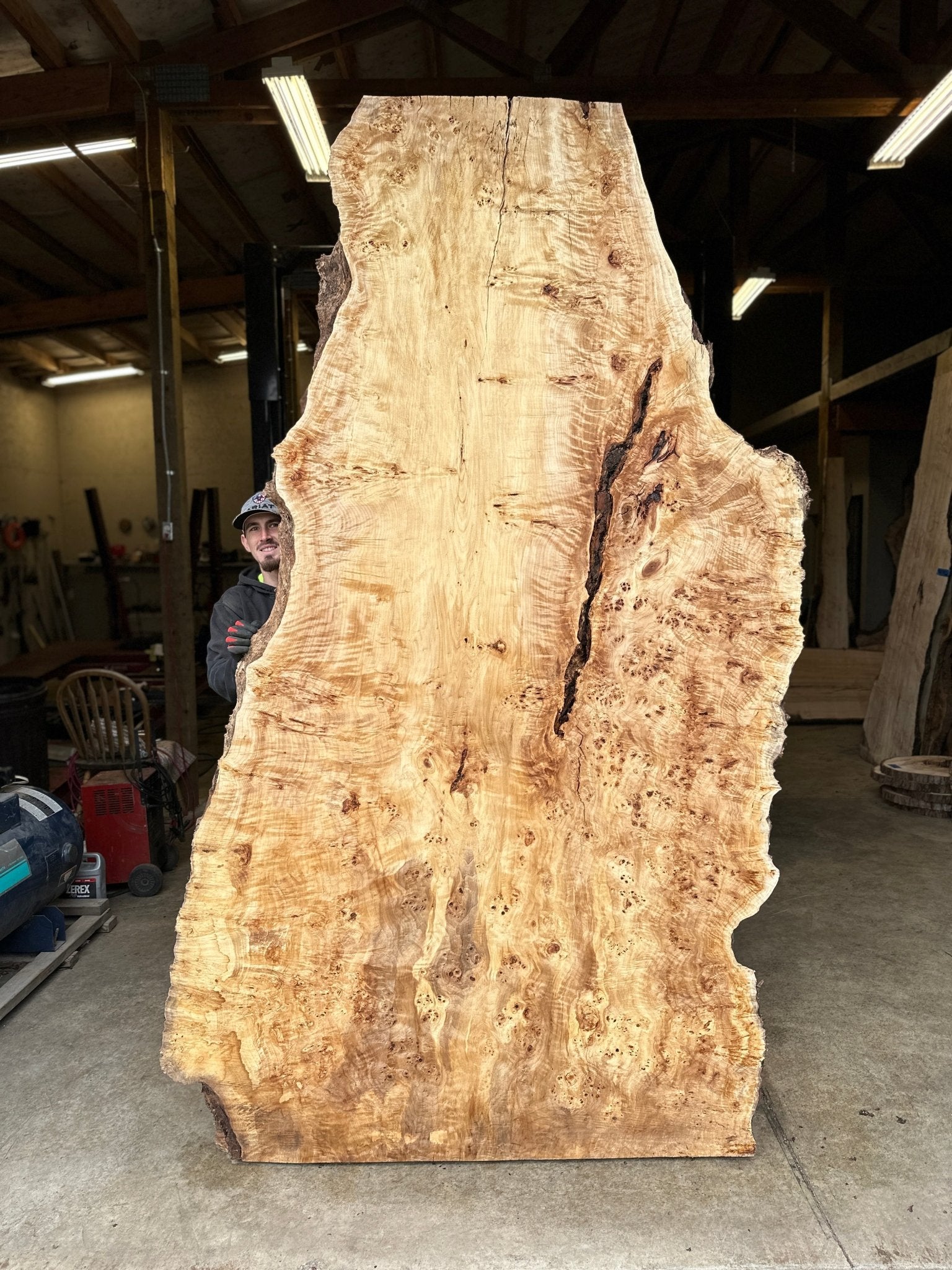 Chestnut, Burl Wood, Lumber outlet - Live Edge