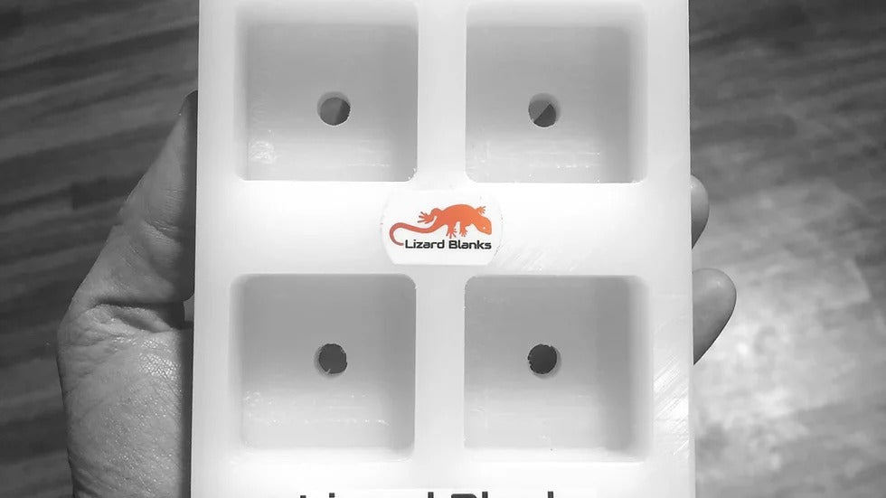 Lizard Blanks - Ring Mold 4 Pieces | Craft Molds | Hamilton Lee Supply