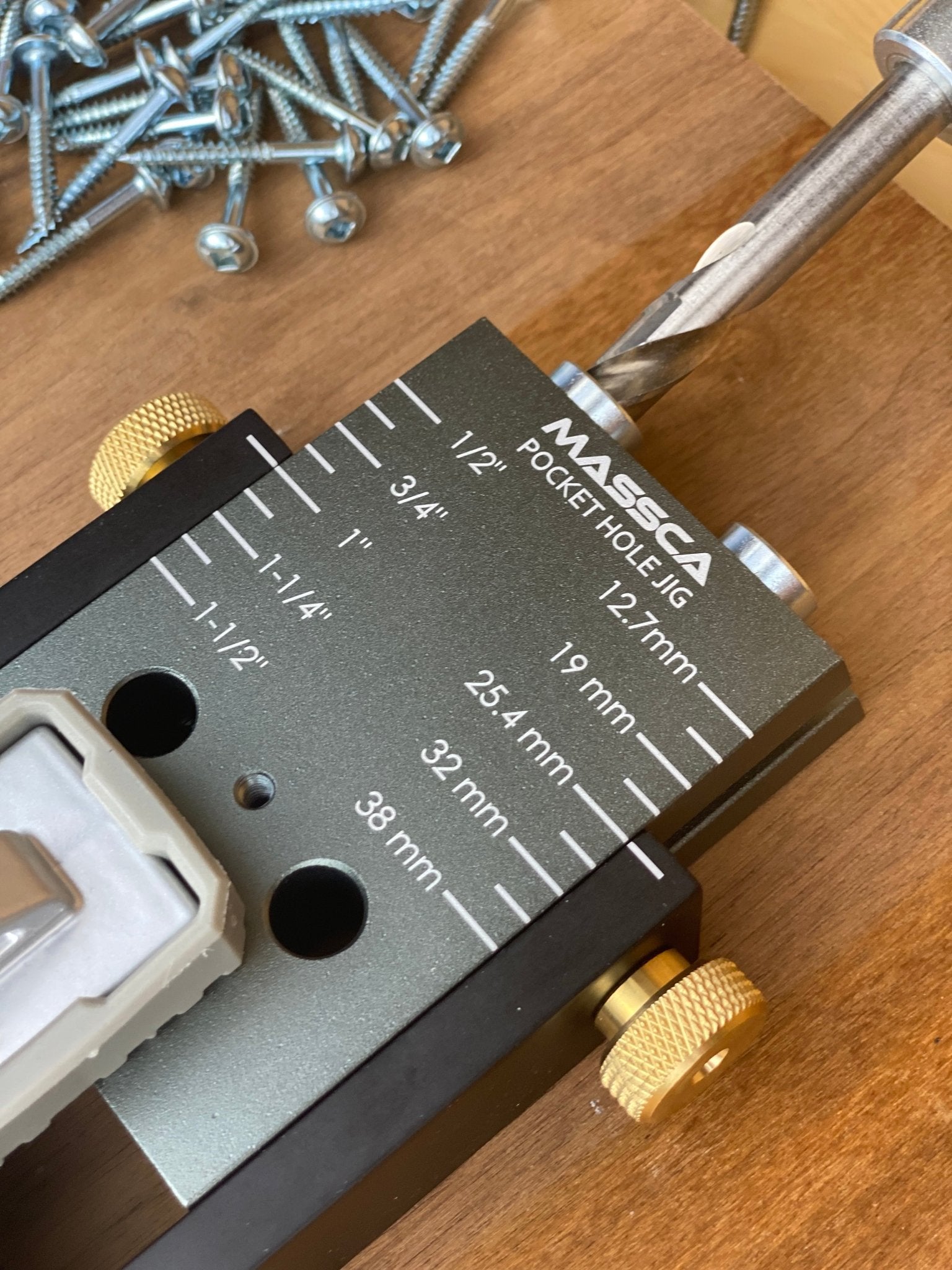 Massca Aluminum Twin Pocket Hole Jig | Woodworking | Hamilton Lee Supply