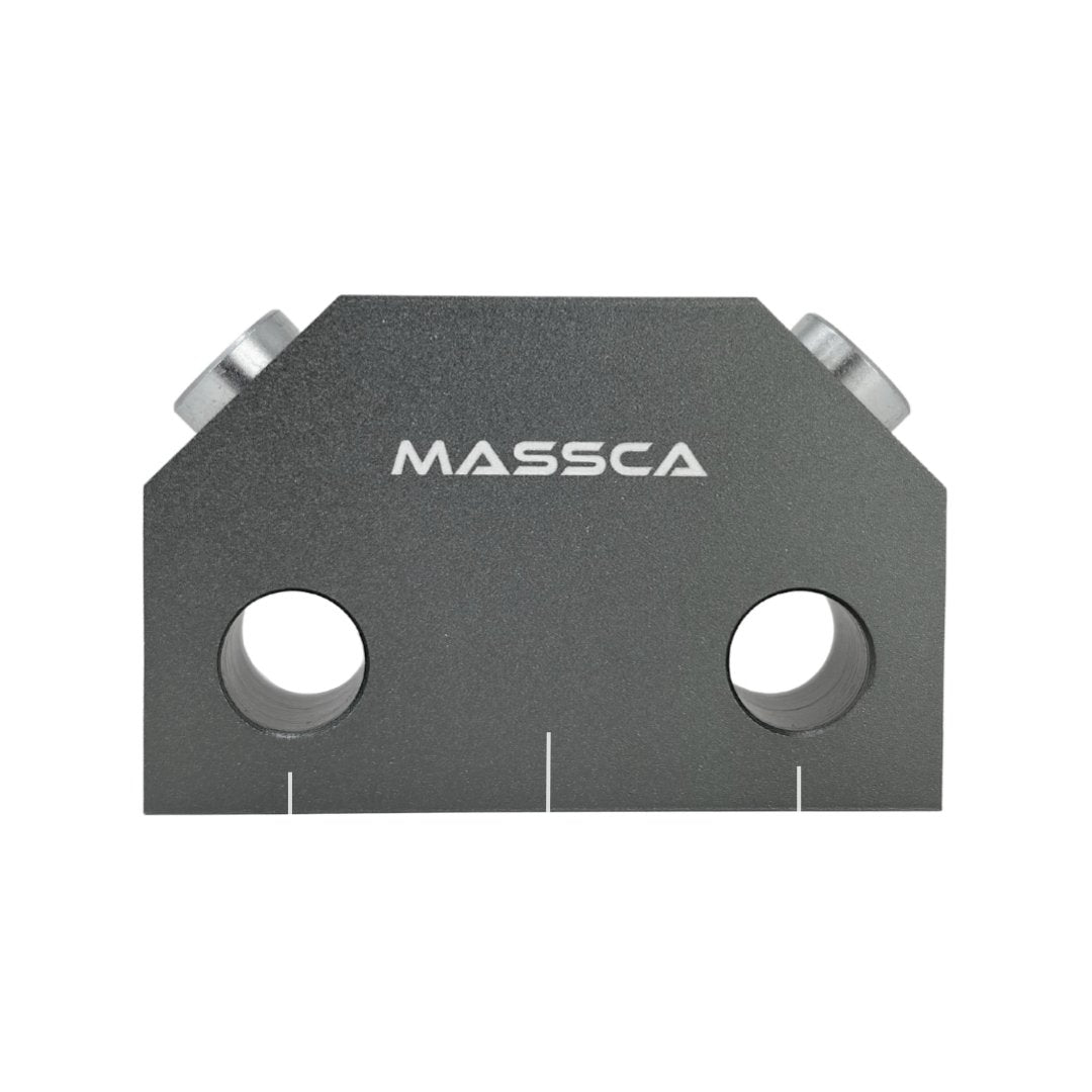 Massca Dowel Jig X - For Angled Dowel Joints + Quick Gear Clamp 12 Inches | Woodworking | Hamilton Lee Supply