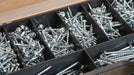 Massca | Massca Pocket-Hole Screw Kit 500 Units | Self Tapping Zinc Plated Screws | Drill & Screwdriver Accessories | Hamilton Lee Supply