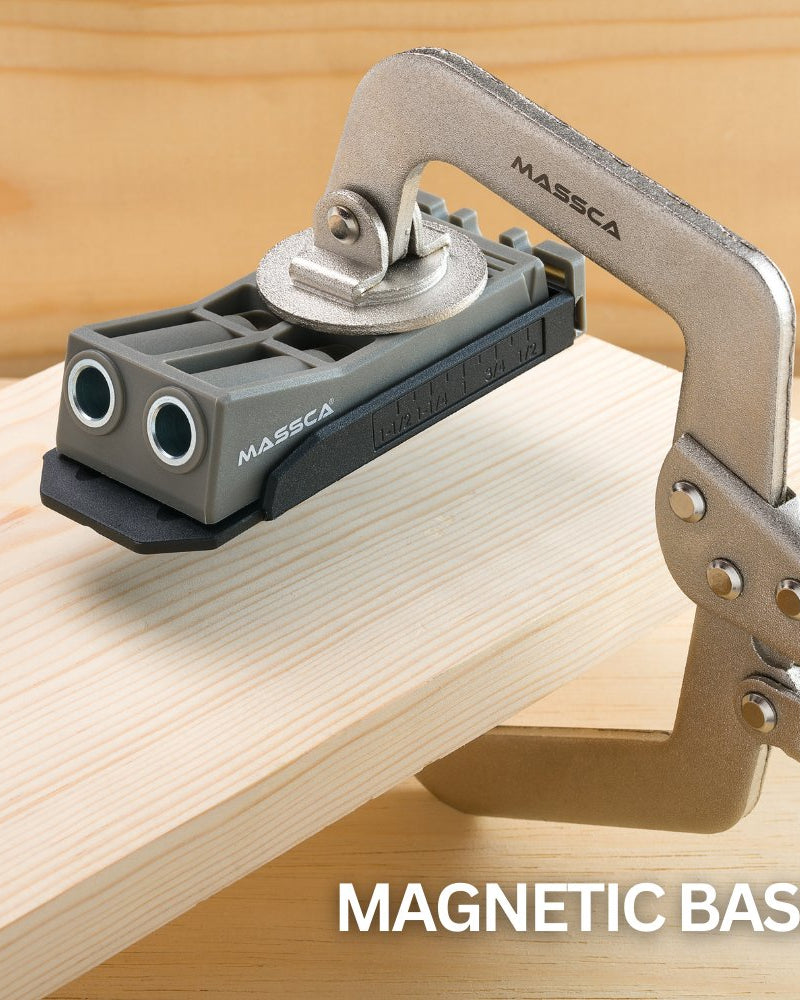 Massca Products | Twin Pocket-Hole Jig Kit | Woodworking | Massca Products