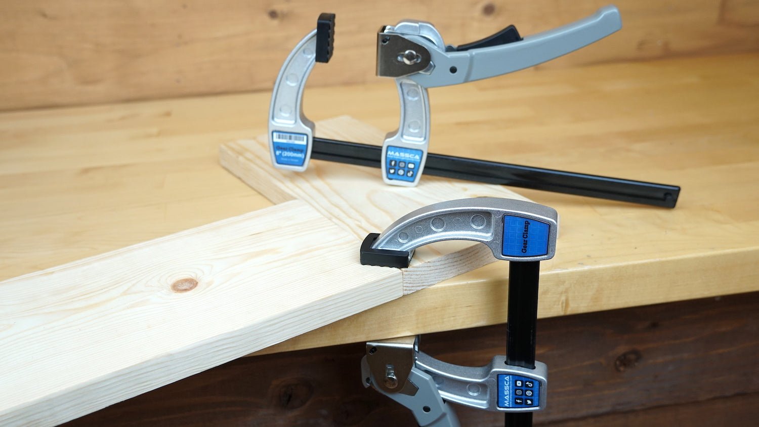 Massca Quick Gear Clamp | 8 Inches | Woodworking | Massca Products