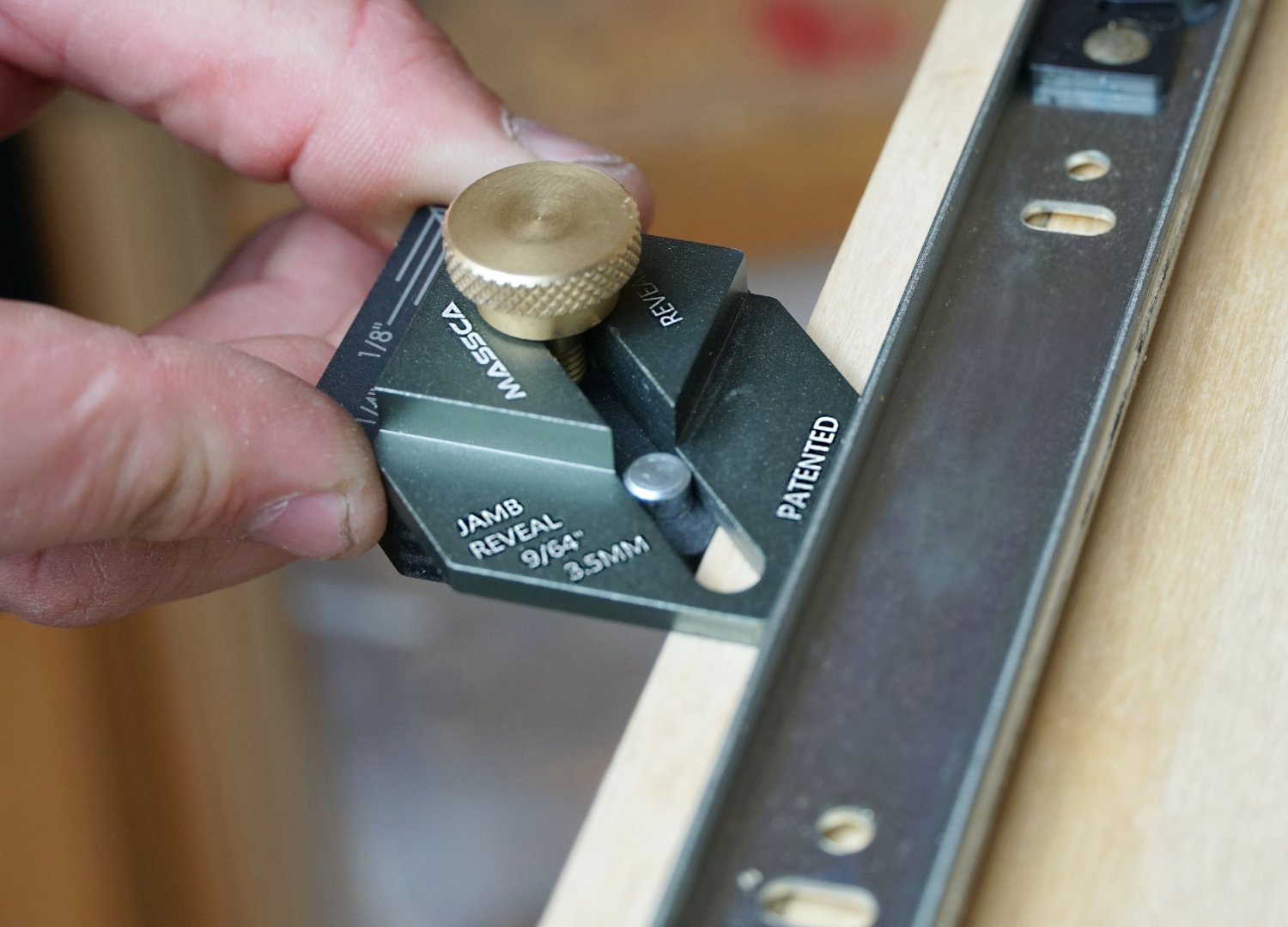 Massca Revealer Trim Carpentry Tool and Finish Ruler Multitool | Woodworking | Massca Products