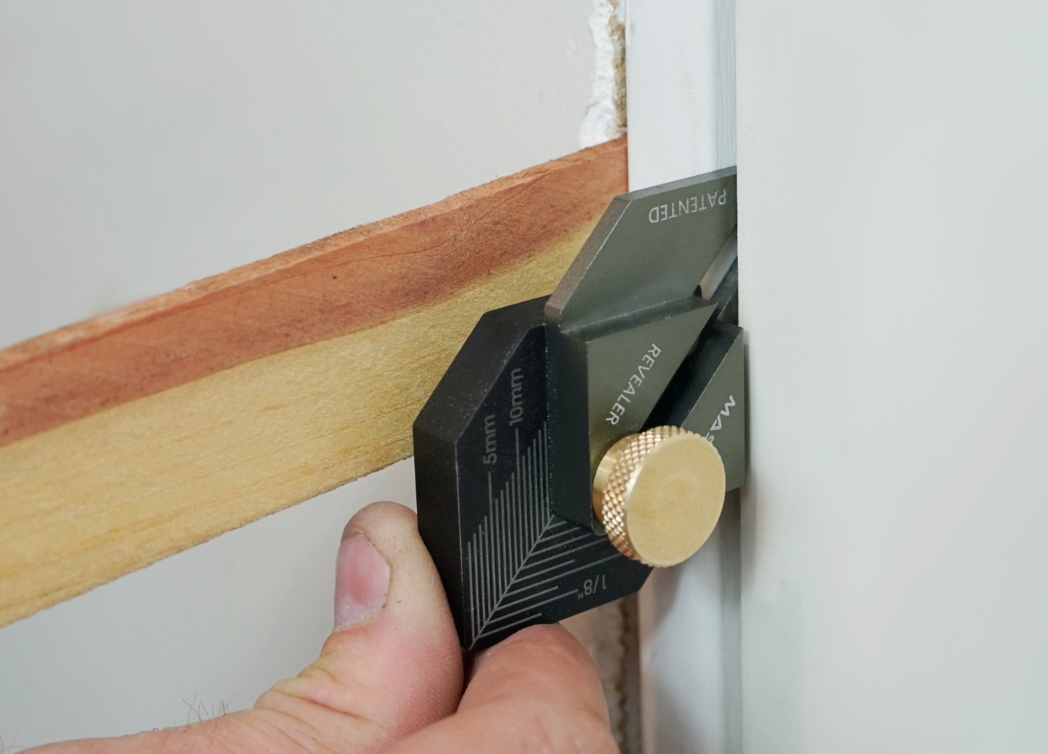 Massca Revealer Trim Carpentry Tool and Finish Ruler Multitool | Woodworking | Massca Products