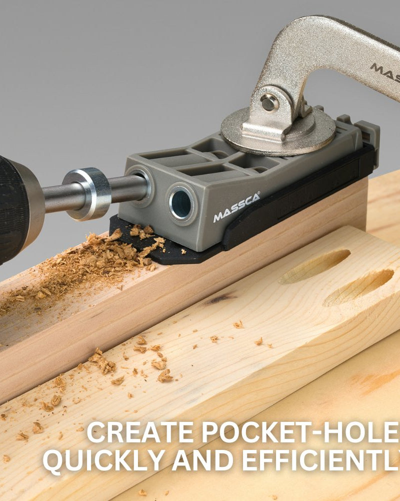 Massca Twin Pocket Hole Jig (Jig Only) | Woodworking | Massca Products
