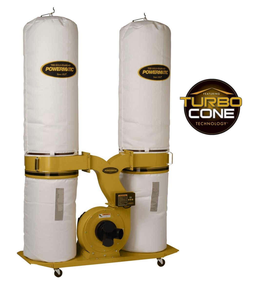 Powermatic PM1900TX-BK1 Dust Collector, 3HP 1PH 230V, 30-Micron Bag Filter Kit | Dust Collector | Hamilton Lee Supply