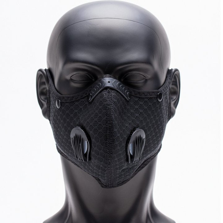 Starbond Black Dust Mask with 3 Carbon Filters, One Size Fits Most | Adhesive | Starbond