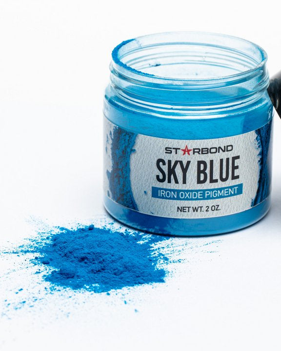 Starbond Sky Blue Matte Colored Pigment Jar - 2 oz. | Adhesive | Starbond