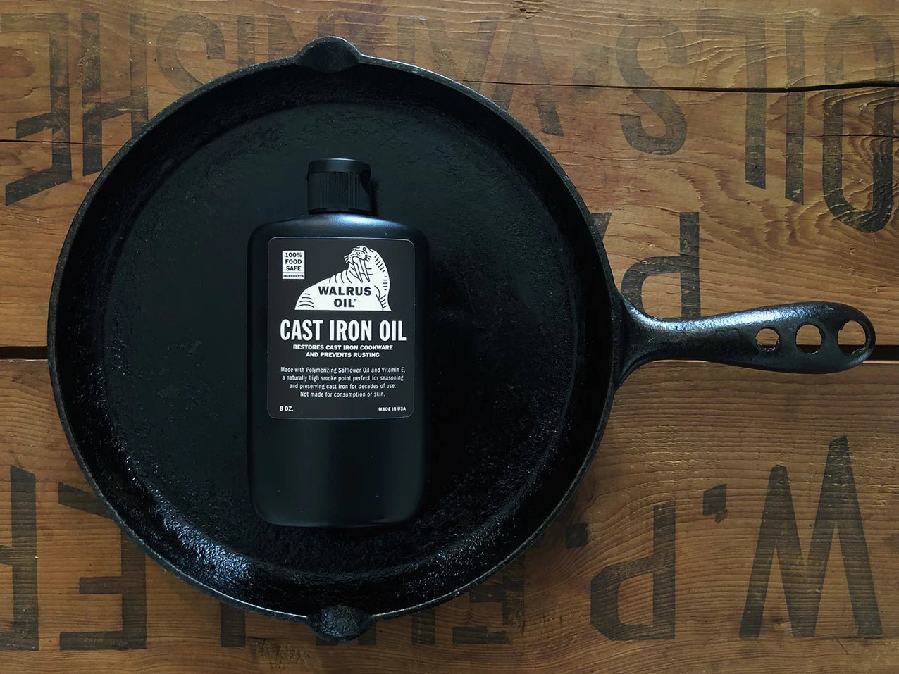 Walrus Oil Cast Iron Oil | Finish | Hamilton Lee Supply