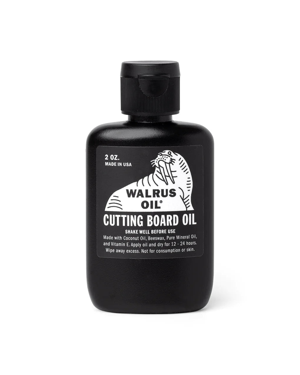 Walrus Oil Cutting Board Oil 2OZ Bottle (Case Pack) | Finish | Hamilton Lee Supply