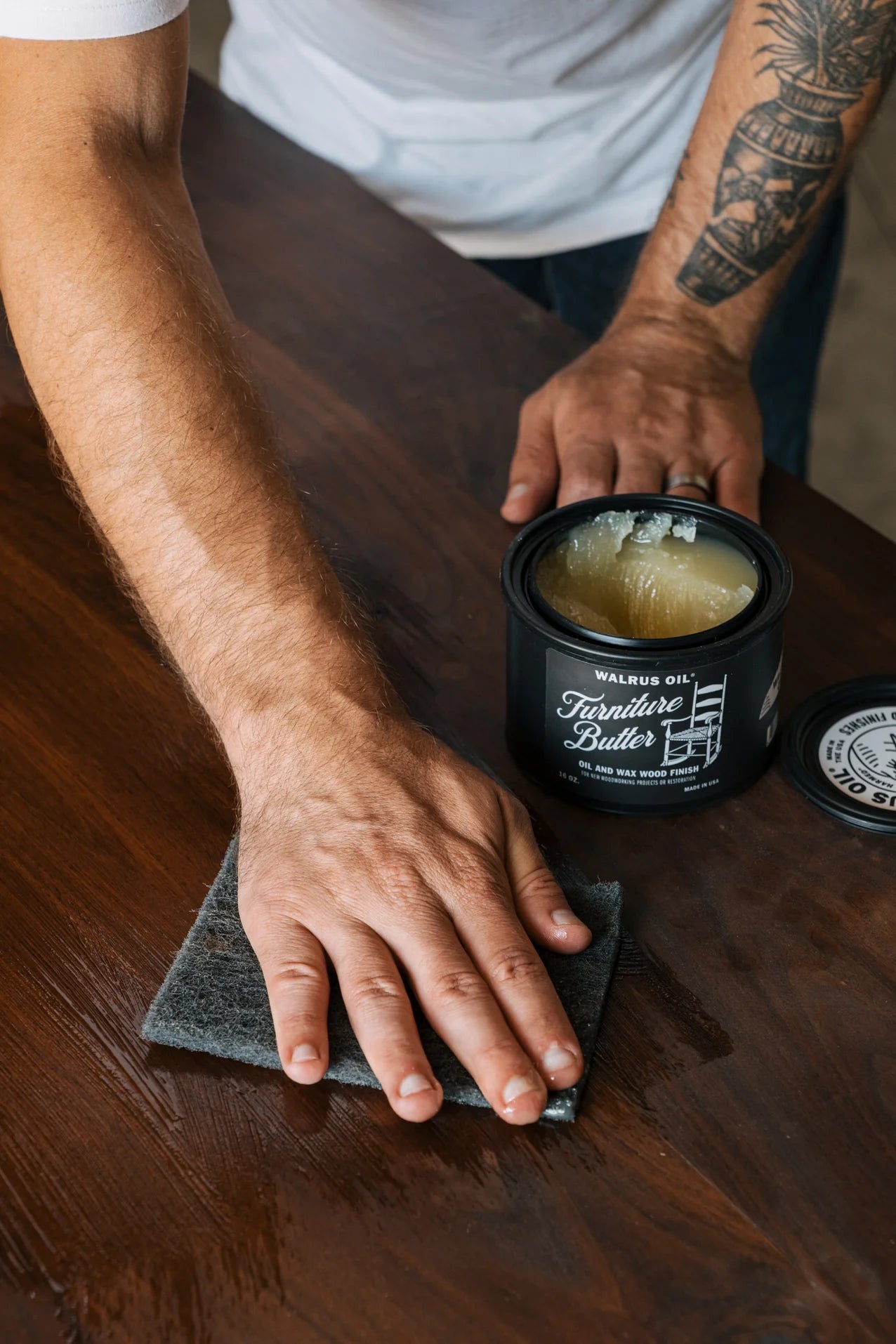 Walrus Oil Furniture Butter 16oz | Finish | Hamilton Lee Supply